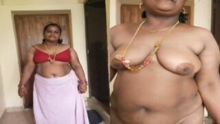 Real Madurai item aunty big mulai kaatum sexy mms