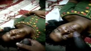 Madurai maid aunty thoongumpothu kaiyadithu mugathil adithen