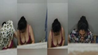 Chennai Aunty dress change seiyum hidden cam sex tape