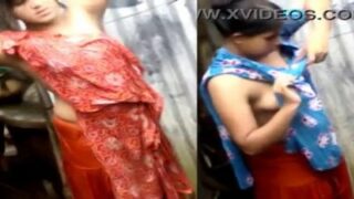 Pakathuveetu akka kulichitu dress change pannum hidden cam