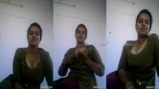 Pondicherry sexy teacher big boobs kanbikum mms