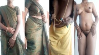 Coimbatore lady saree kayati mulai pisainthu munarugiral