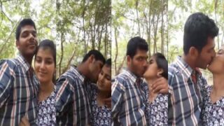 Trichy village 18yr Teen pen kathalanai outdoor kiss seigiraal