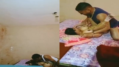 Pollachi desi Auntyai pazhaiya veetil threesome sex seithom