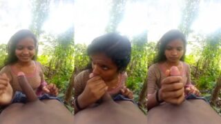 Innocent village virgin 18yr pen outdoor blowjob seigiral